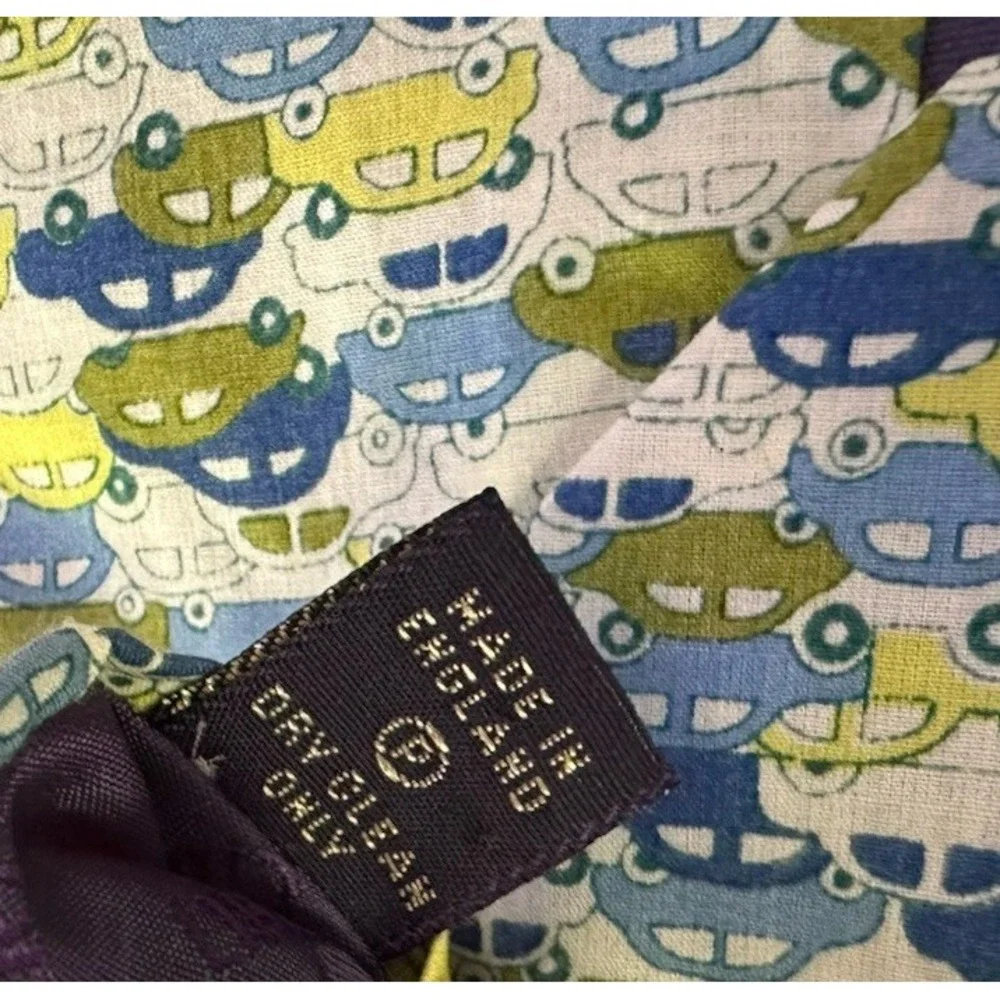 Liberty‎ of London 100% Cotton Cars Novelty Print Width 3.5 Length 56.5 New
